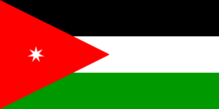 Nacionalais karogs, Jordānija