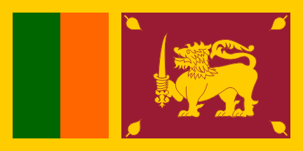 Nacionalais karogs, Šrilanka