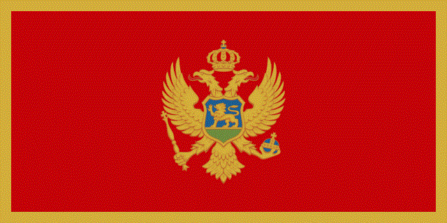 Nacionalais karogs, Melnkalne
