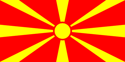 Nacionalais karogs, Maķedonija