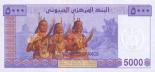 5000 francs (other side) 5000