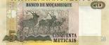 50 meticais (other side) 50