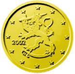 50 cents (other side, country Finland) 0.5