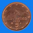 5 cents (other side, country Slovakia) 0.05