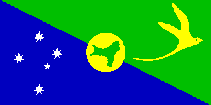 Nacionalais karogs, Ziemsvētku salas