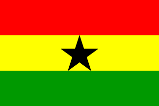 Nacionalais karogs, Gana