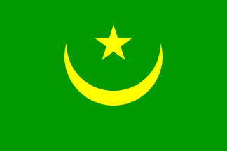 Nacionalais karogs, Mauritānija